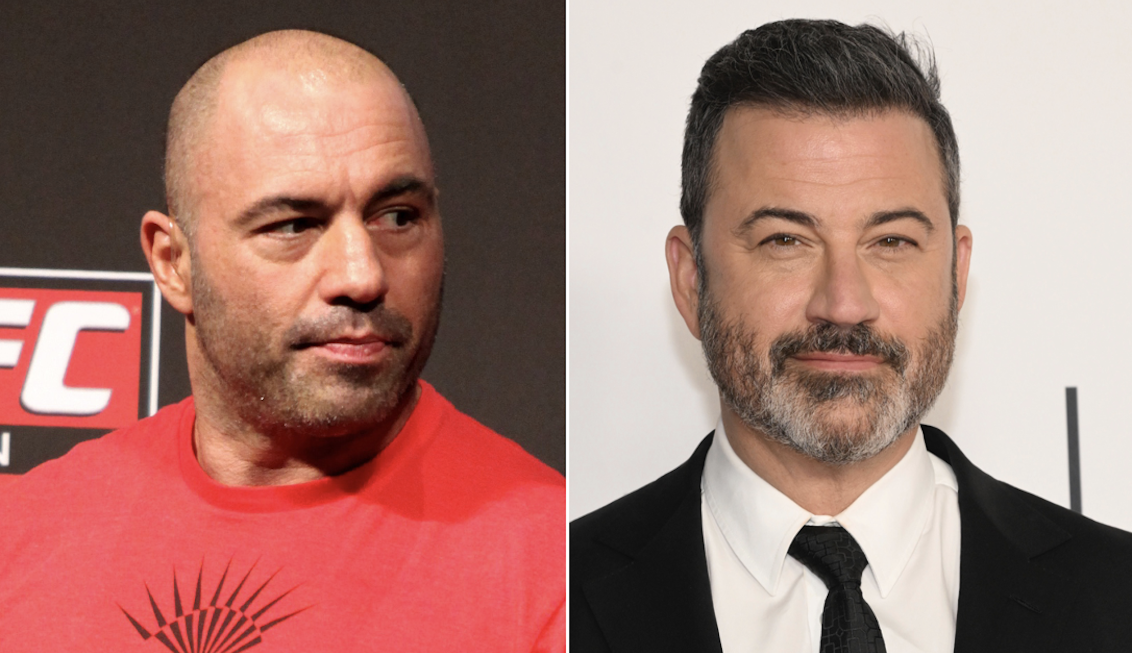 Joe Rogan and Jimmy Kimmel